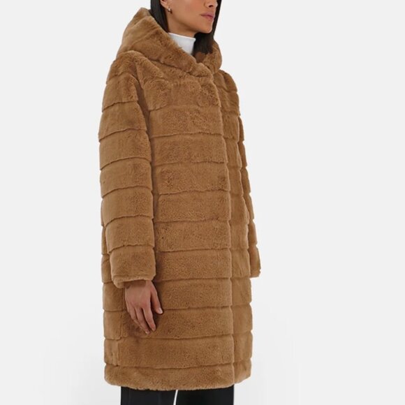 Apparis Faux Fur Coat - Picture 4 of 4
